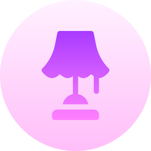lámpara de escritorio Basic Gradient Circular icono