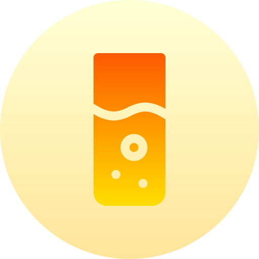 물 유리 Basic Gradient Circular icon