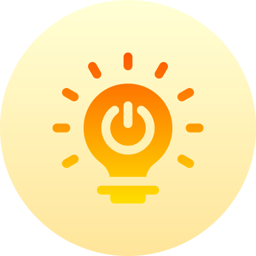 licht Basic Gradient Circular icoon