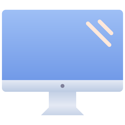 escritorio Generic Flat Gradient icono