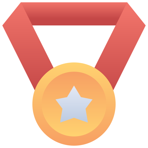 Медаль Generic Flat Gradient иконка