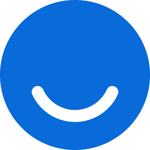 Émoticône de sourire Generic Blue Icône