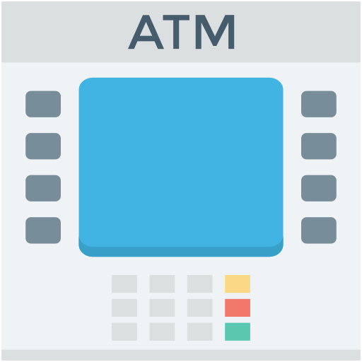 bancomat Creative Stall Premium Flat icona