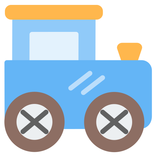 trein speelgoed Generic Flat icoon