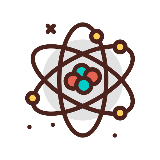 Atom Darius Dan Lineal Color icon