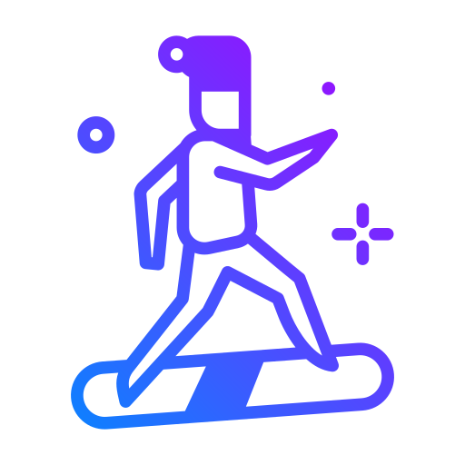 snowboarden Generic Gradient icon