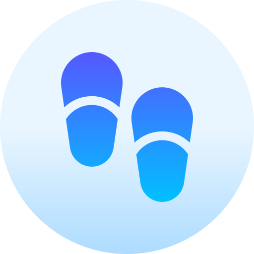 pantofole Basic Gradient Circular icona