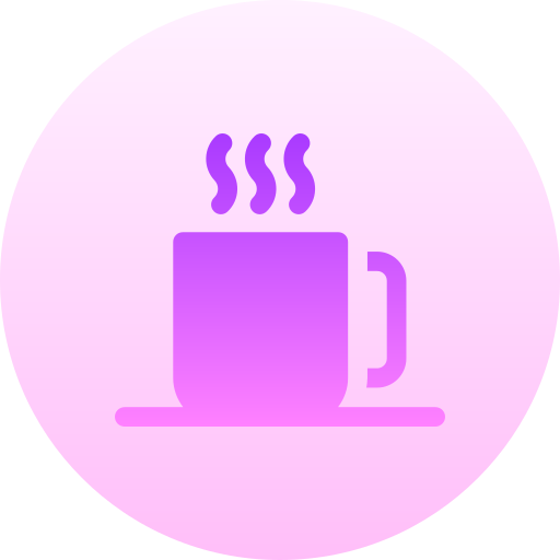 tazza da tè Basic Gradient Circular icona