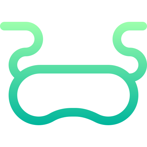 slaapmasker Basic Gradient Lineal color icoon