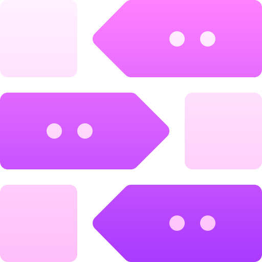 ステップ Basic Gradient Gradient icon