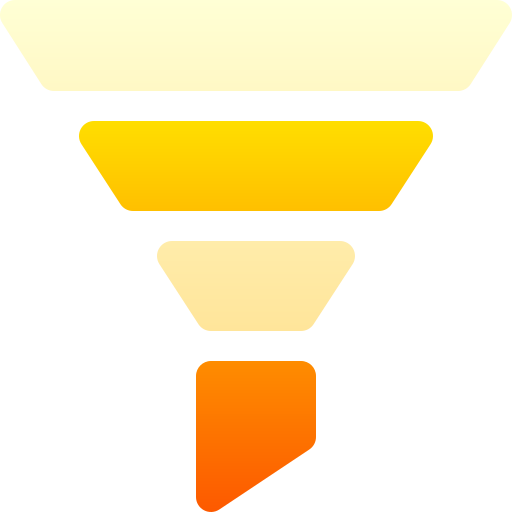 Funnel Basic Gradient Gradient icon
