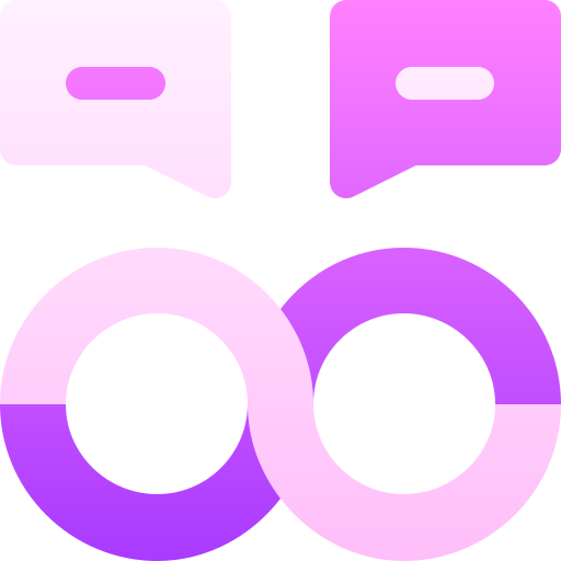 Loop Basic Gradient Gradient icon