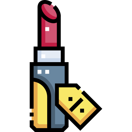 Lipstick Detailed Straight Lineal color icon