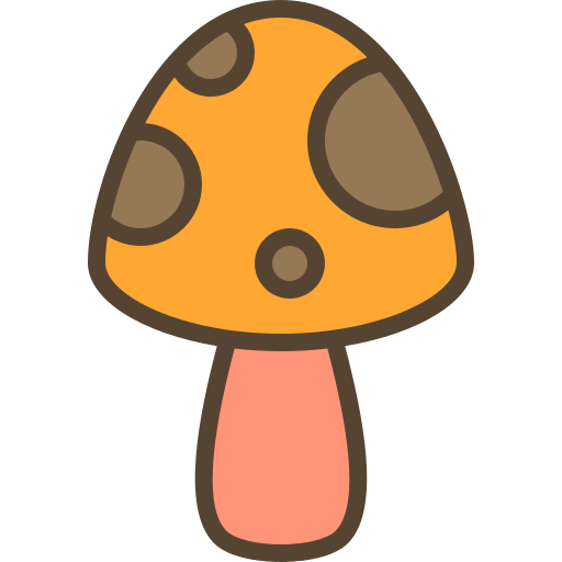 버섯 Berkahicon Lineal Color icon