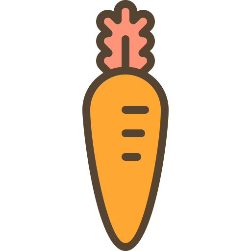 zanahoria Berkahicon Lineal Color icono