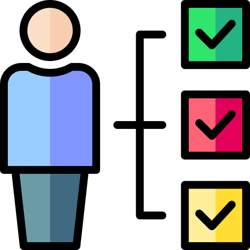 lista de tareas Generic Outline Color icono