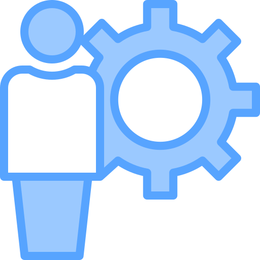 project management Generic Blue icoon