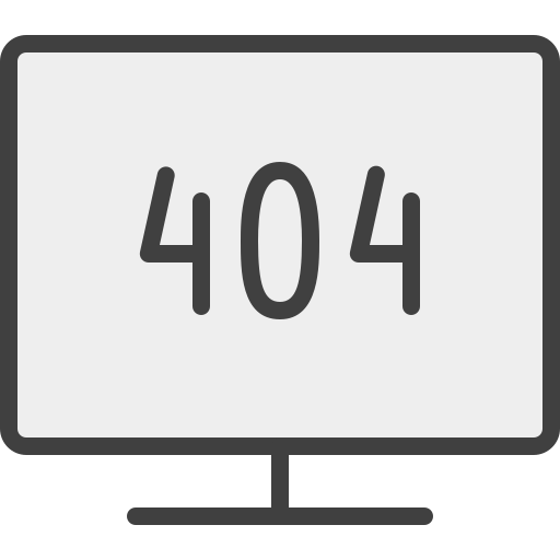 error 404 Generic Outline Color icono