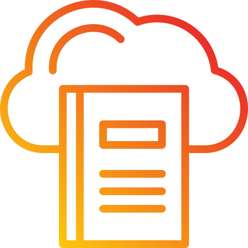 cloud-bibliotheek Generic Gradient icoon