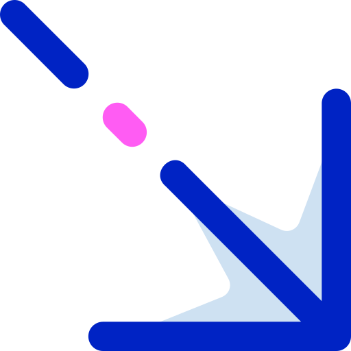 flecha diagonal Generic Color Omission icono