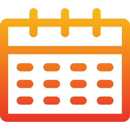 Calendar Generic Gradient icon