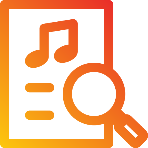 Music file Generic Gradient icon