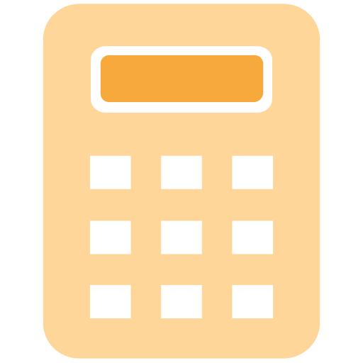 Calculator Creative Stall Premium Flat icon