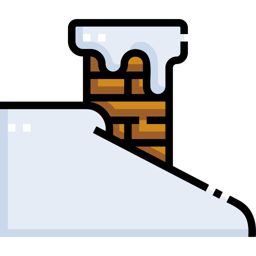 Chimney Detailed Straight Lineal color icon