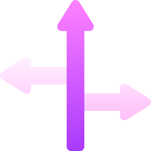 flechas Basic Gradient Gradient icono