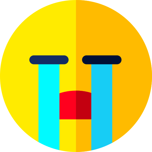 Cry Basic Rounded Flat icon