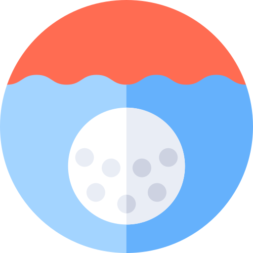 호수 Flat Circular Flat icon
