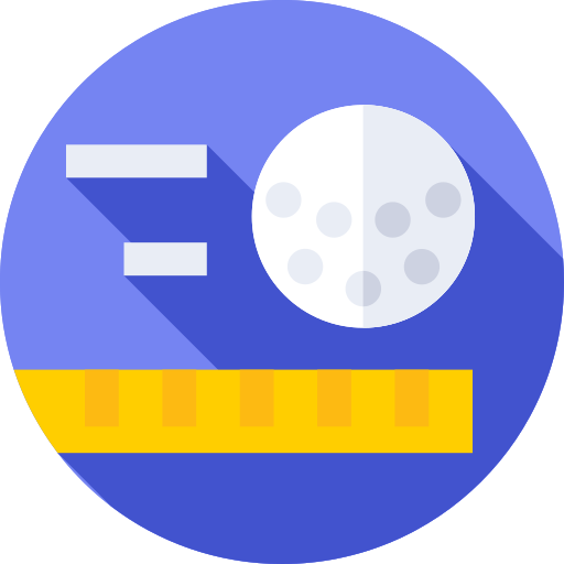 ゴルフボール Flat Circular Flat icon