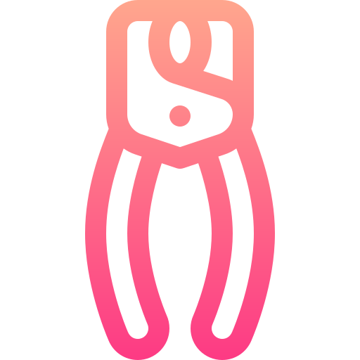 Nail clipper Basic Gradient Lineal color icon