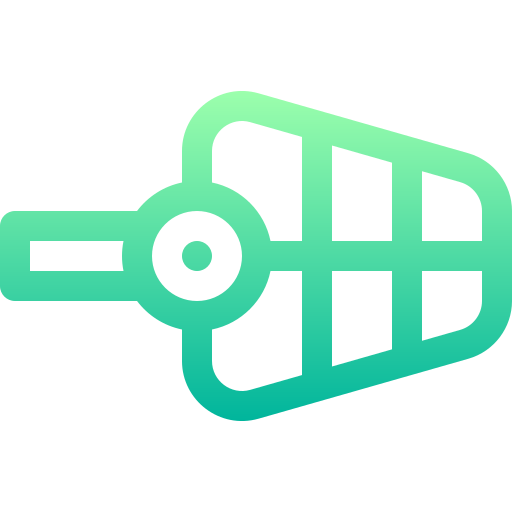 Muzzle Basic Gradient Lineal color icon