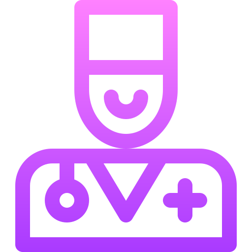 Veterinarian Basic Gradient Lineal color icon