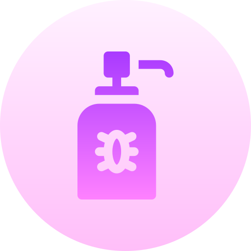 shampoo voor huisdieren Basic Gradient Circular icoon