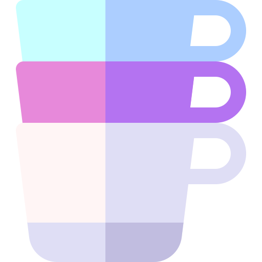 컵 Basic Rounded Flat icon