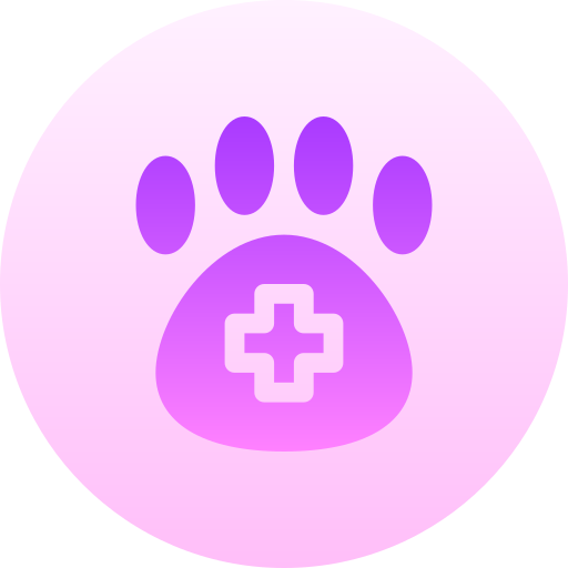 veterinario Basic Gradient Circular icona