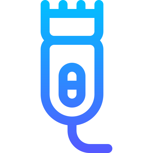 Electric razor Basic Gradient Lineal color icon