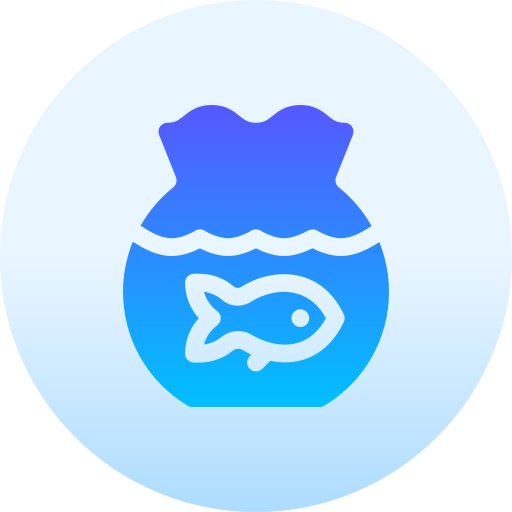 aquarium Basic Gradient Circular icon