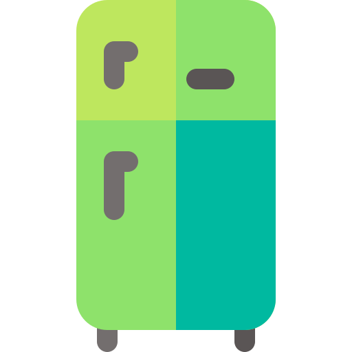 Fridge Basic Rounded Flat icon