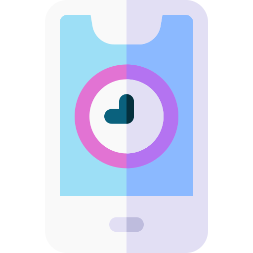 mobiltelefon Basic Rounded Flat icon