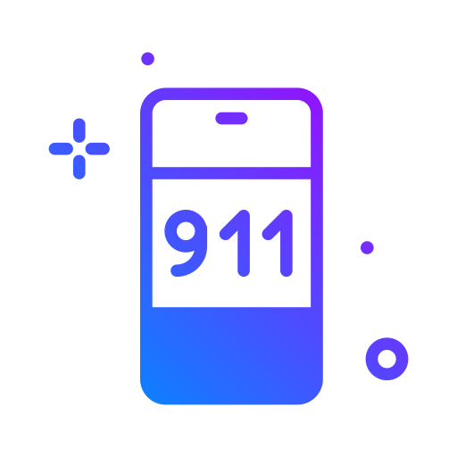 911 звонок Generic Gradient иконка