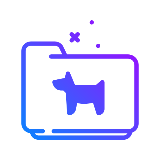 hond Generic Gradient icoon