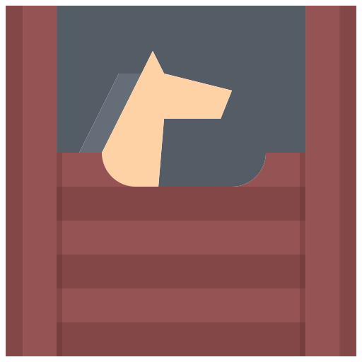 estable Coloring Flat icono