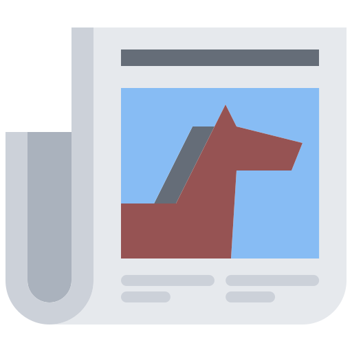 新聞 Coloring Flat icon