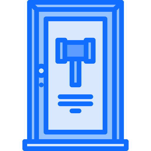 Auction Coloring Blue icon