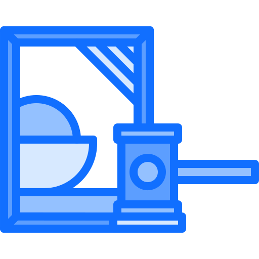 競売 Coloring Blue icon