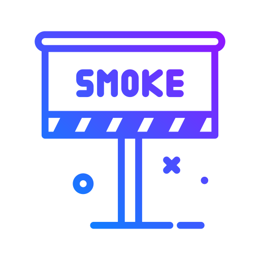 Área de fumadores Generic Gradient icono