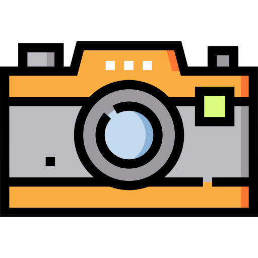 fotoapparat Detailed Straight Lineal color icon